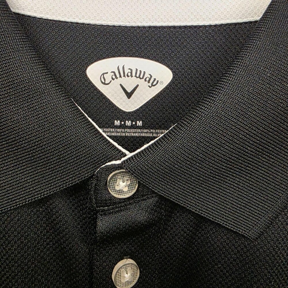 Callaway Men's Black Polo-shirts - Picture 3 of 4